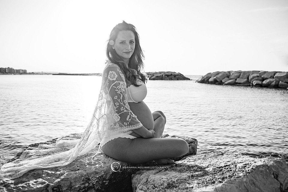 servizio fotografico mamma in gravidanza al mare rimini1